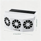 ☀️ Solar-Powered Car Ventilation Fan