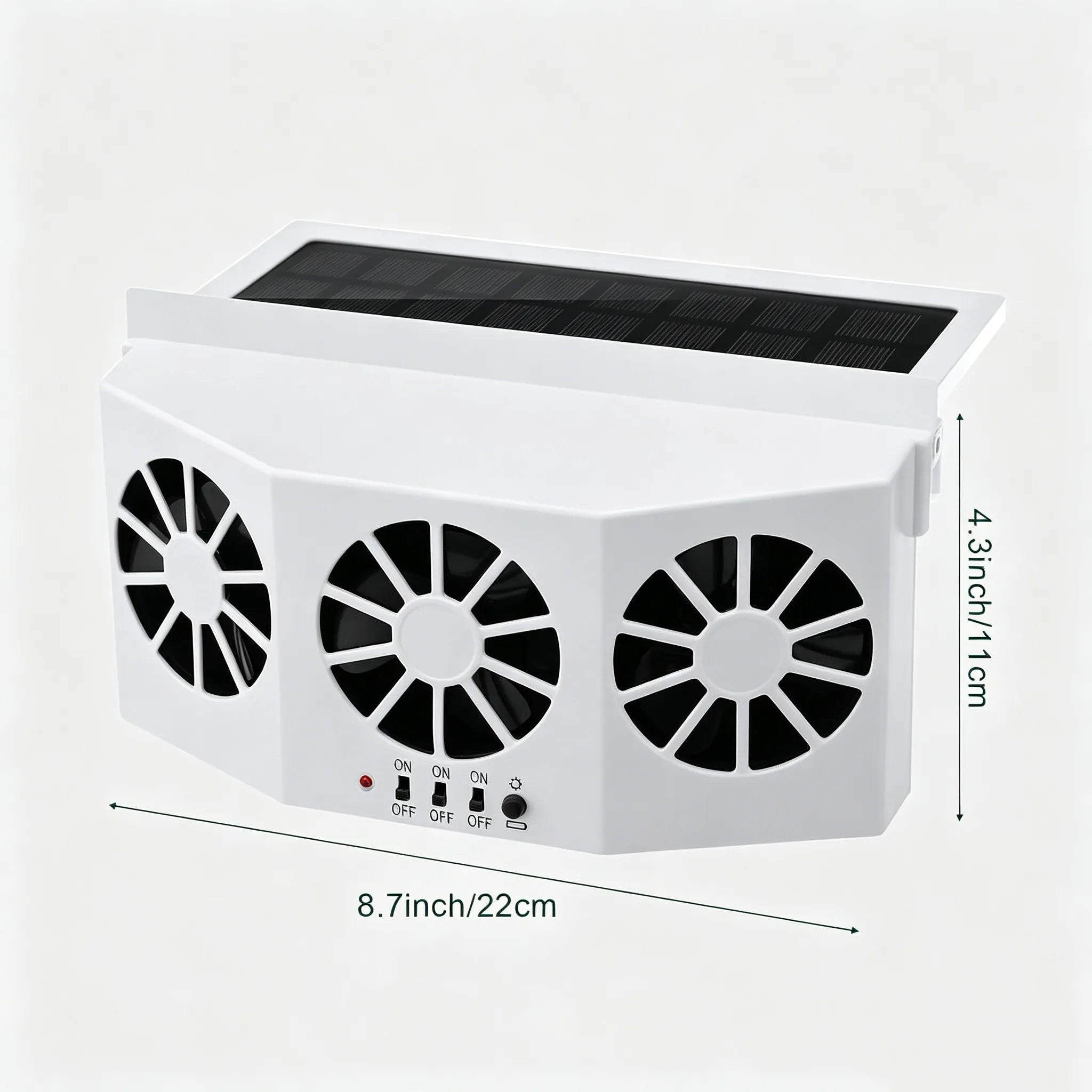 ☀️ Solar-Powered Car Ventilation Fan