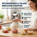 Rechargeable Mini Food Chopper 🔪 Chop Garlic in Seconds
