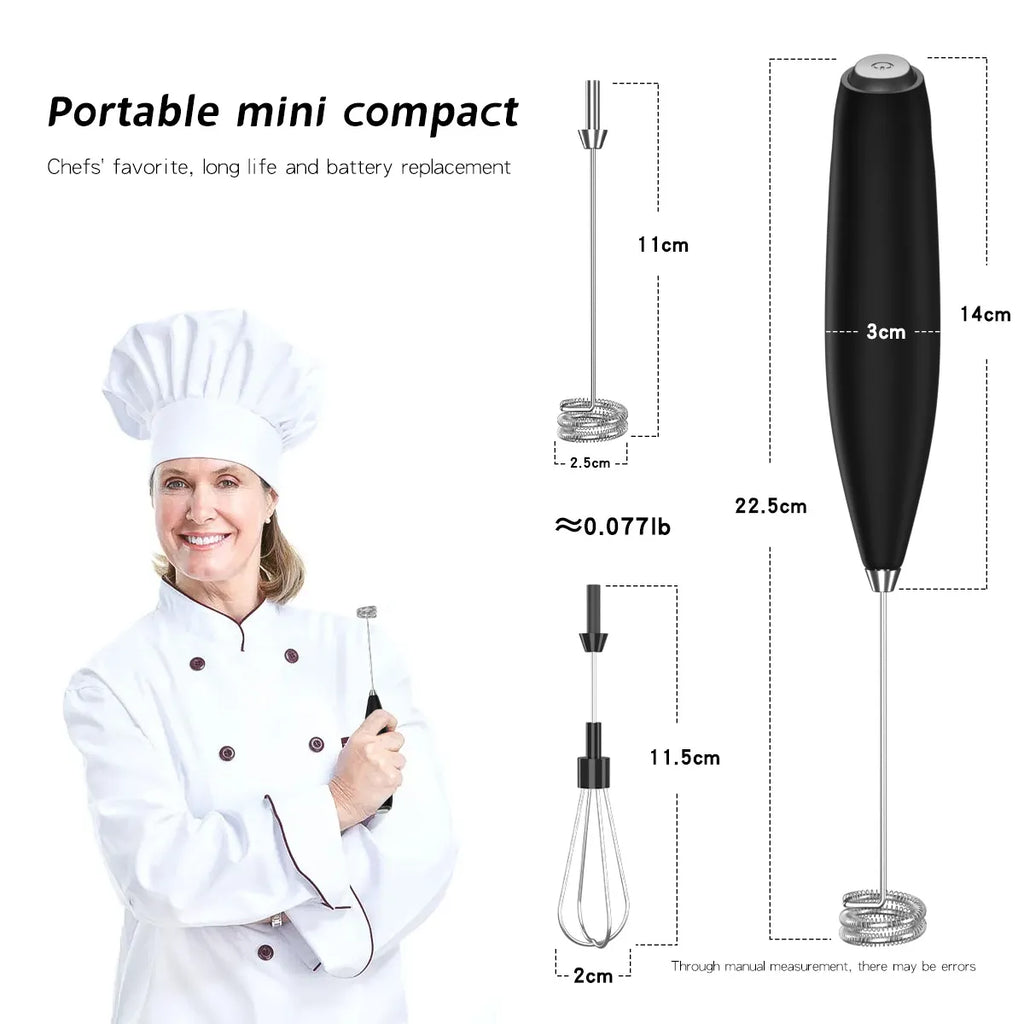 🔥Hot Sale 49% OFF-Milk Frother Handheld With Stand（Various collection colors）