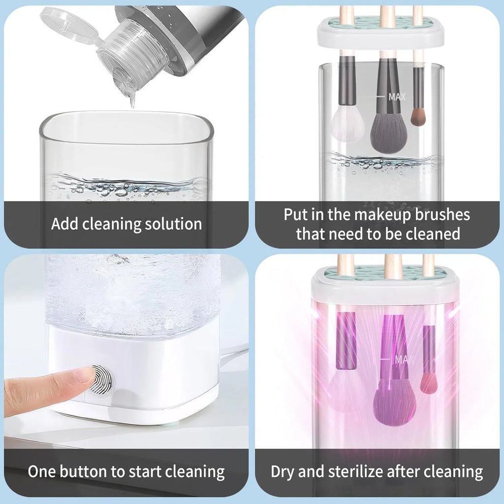 💄 Electric Makeup Multi-Functional Cosmetic Brush Cleaner