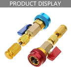 AC Valve Core Remover Installer Tool Kit | Dual Versions for Home & Automotive AC | Dual Size SAE 1/4" & 5/16" Ports