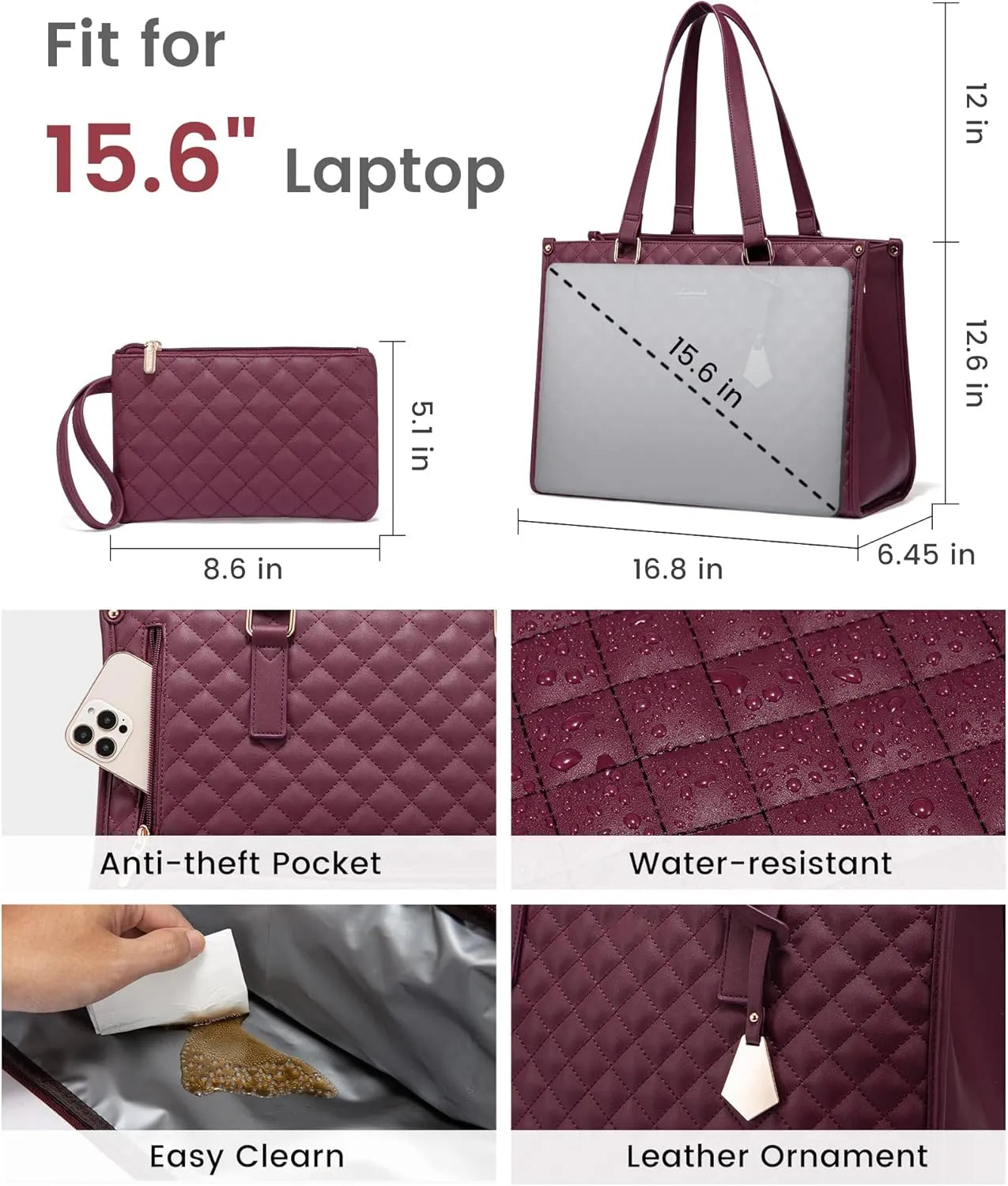 🌟 The Ultimate 2-in-1 Tote Bag – Where Elegance Meets Functionality! 🍽️