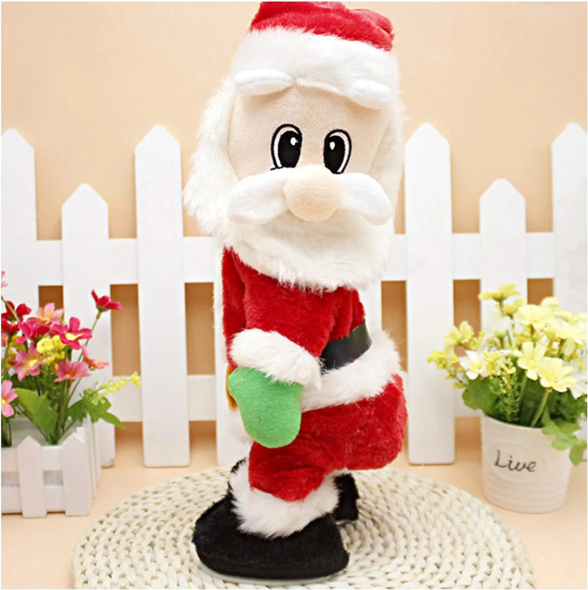 Climbing Santa Doll Toy with Christmas Music