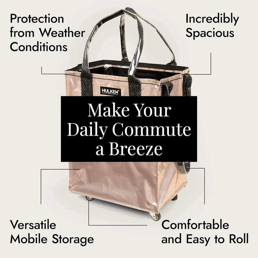 🛒 Reusable Rolling Shopping Bag – Carry More, Effort Less