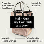 🛒 Reusable Rolling Shopping Bag – Carry More, Effort Less