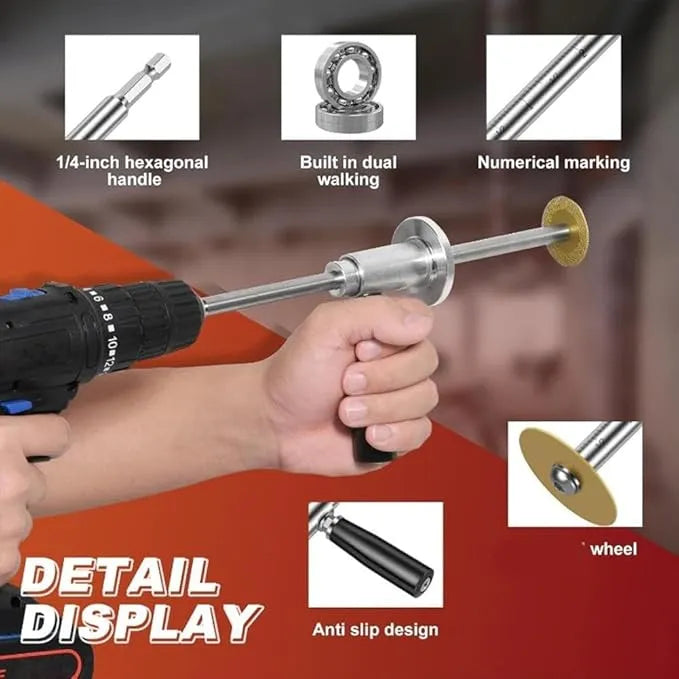 Inside PVC Pipe Cutter with Diamond Grit Cutting Wheel – Precision Cutting for Plumbing Projects