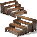 4-Piece Nesting Wooden Display Risers