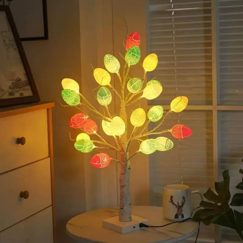 🌸 Lighted Easter Egg Tree