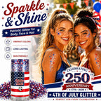 🇺🇸 Patriotic-Themed Body Glitter Sticks