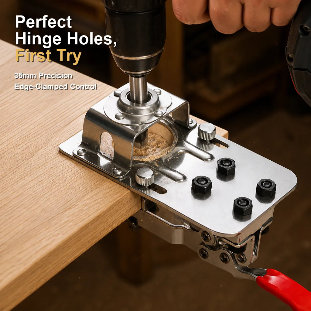 3-in-1 Precision Hinge Drilling Jig
