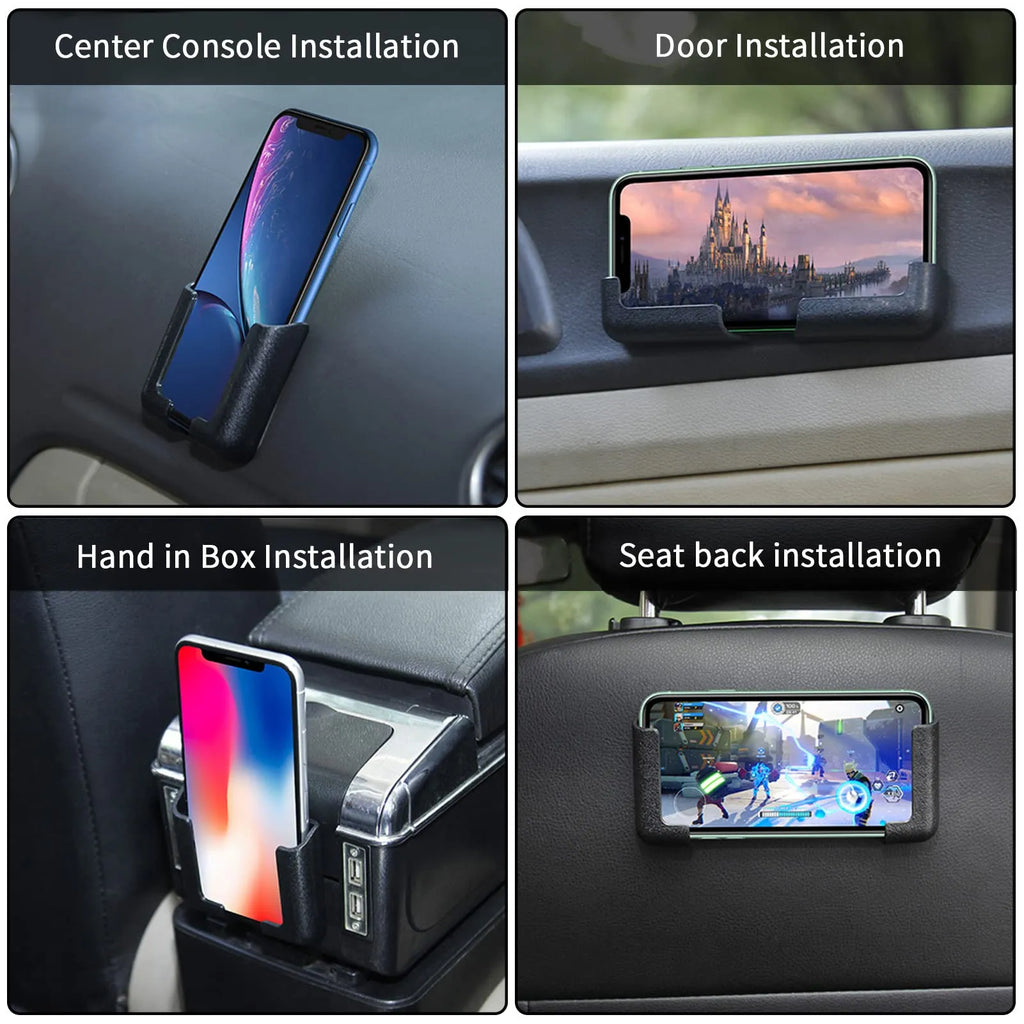 Wall-Mounted Adjustable Phone Holder – Smart, Hands-Free Storage for Every Room