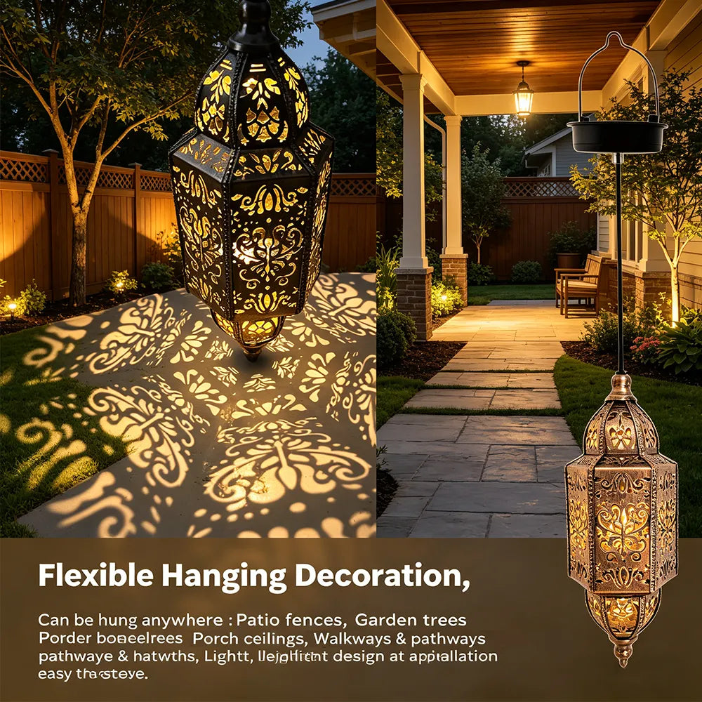 🌙 Solar Outdoor Decorative Lantern Lights