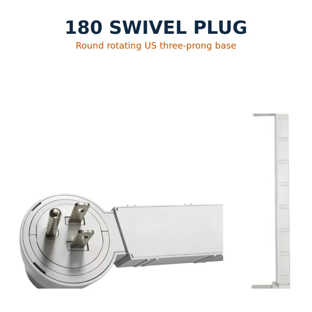 Reach-Anywhere Telescoping Outlet Extender with On/Off Switch