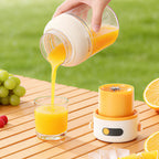 Portable Electric Juicer Cup with zero cord hassle 🥤: Drink fresh nutrient-rich smoothies without struggling with heavy blenders 🍓