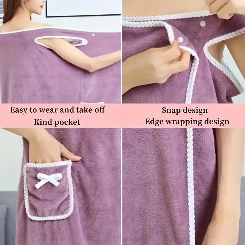 Luxury Wearable Bath Towel