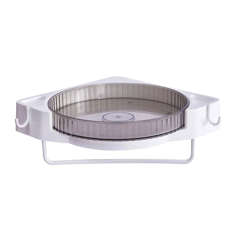 🚿 360-Degree Rotating Wall Mount Bathroom Organizer
