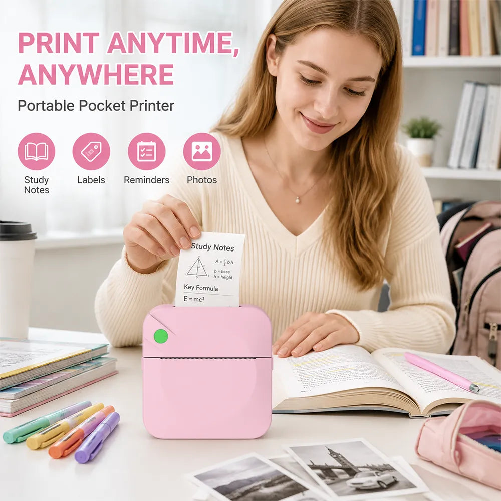 Mini Thermal Printer – Print Anywhere, Organize Everything