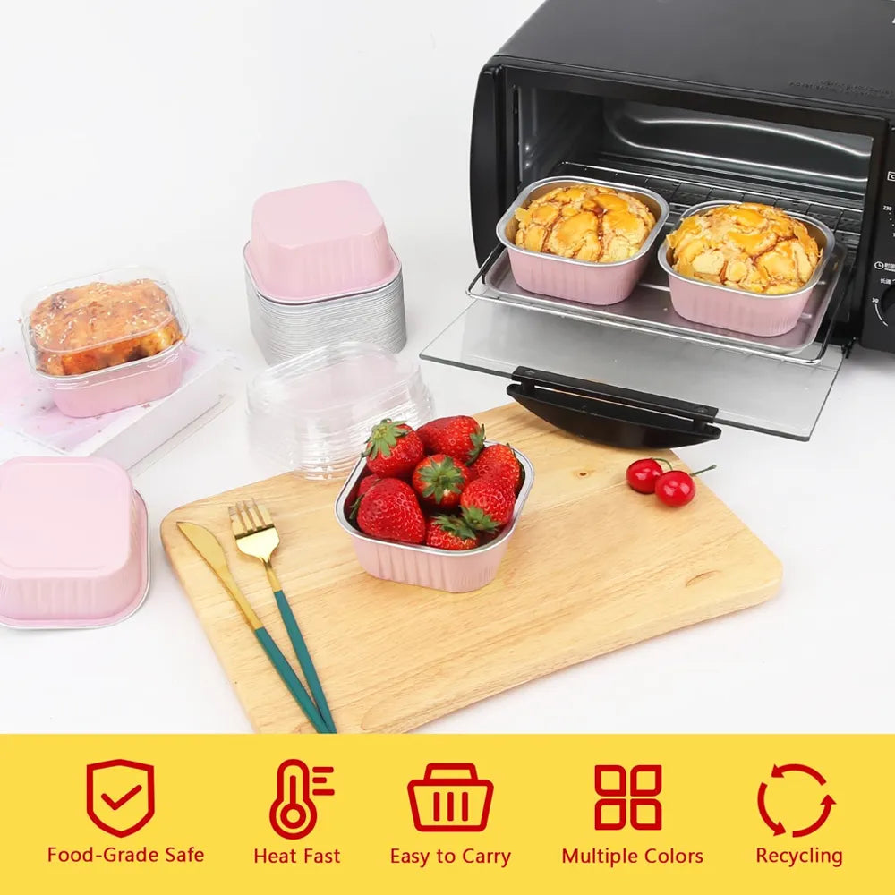 🧁✨Mini Cake Molds with Lids