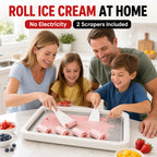 No-Electricity Rolled Ice Cream Maker – DIY Frozen Treat Tray