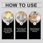 🧼Multi-Purpose Floor Cleaning Sheets – Concentrated Dissolvable Cleaning Tablets for Hardwood & Tile Floors