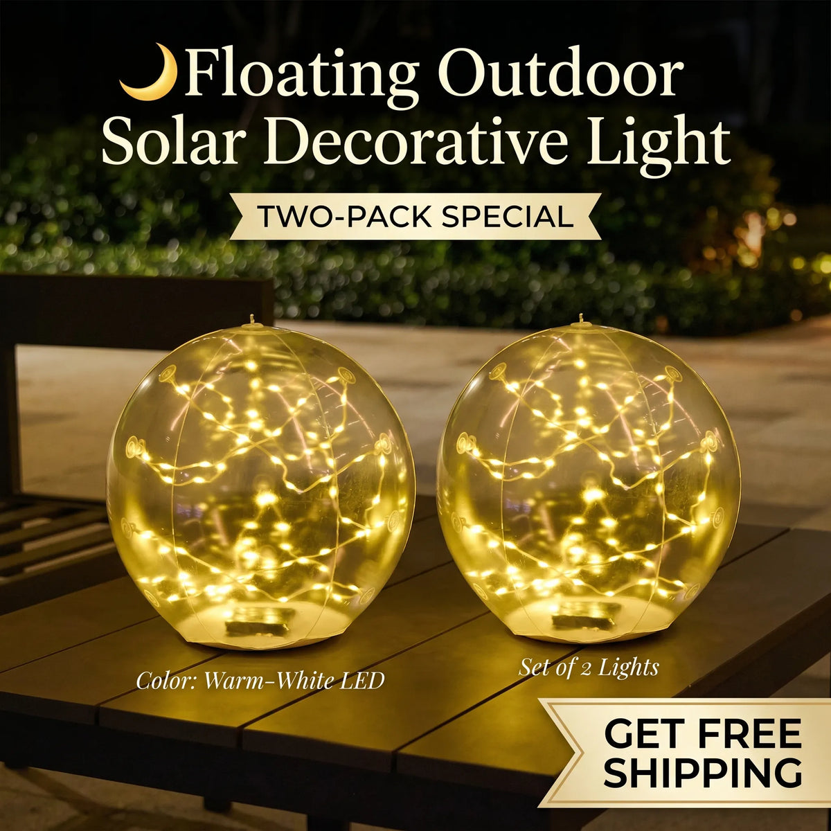 🌙Floating Outdoor Solar Decorative Light