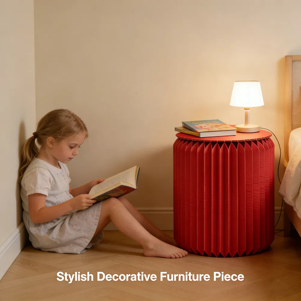 🪑 Foldable Honeycomb Paper Stool – Portable Multi-Functional Round Seat