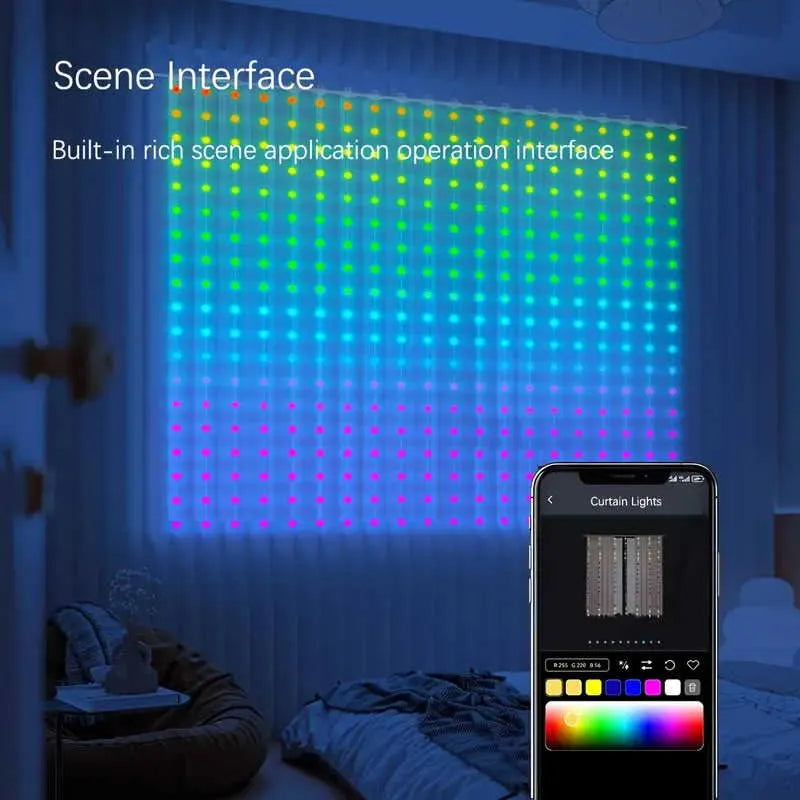✨ Smart Curtain Lights