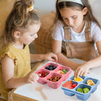 BENTO LUNCH BOX 4-COMPARTMENT MEAL PREP CONTAINER