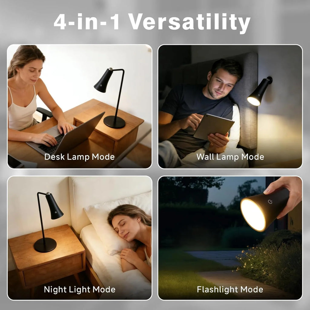 💡 4-in-1 Magnetic Desk Lamp
