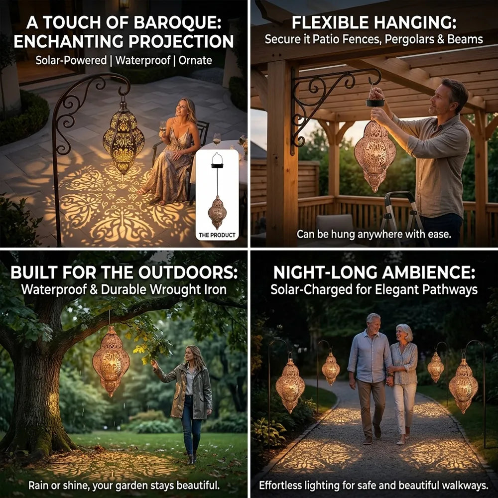 🌙 Solar Outdoor Decorative Lantern Lights