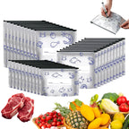 30-Piece Reusable Aluminum Foil Food Storage Bag Set