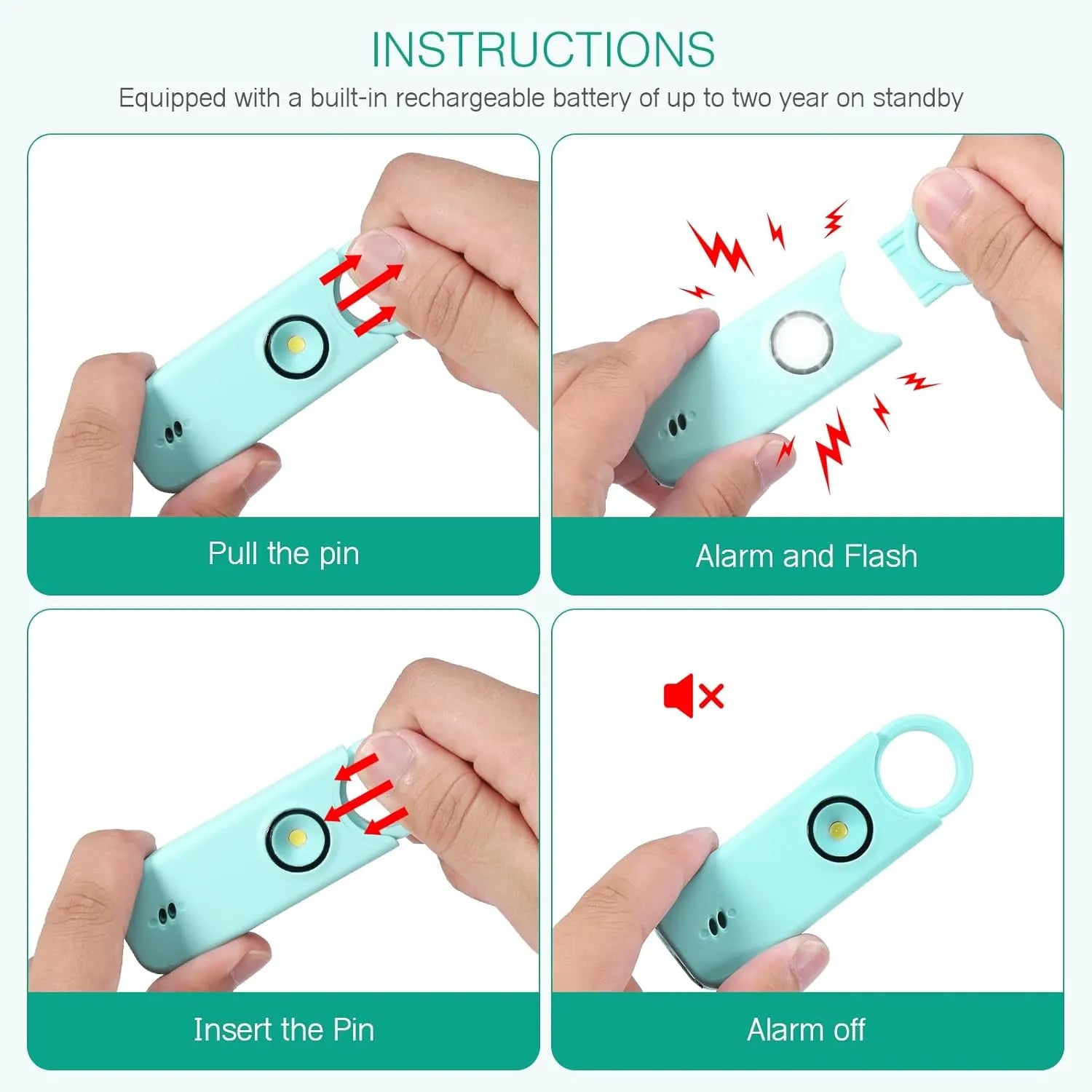 Personal Alarm - Dual Alarm Modes