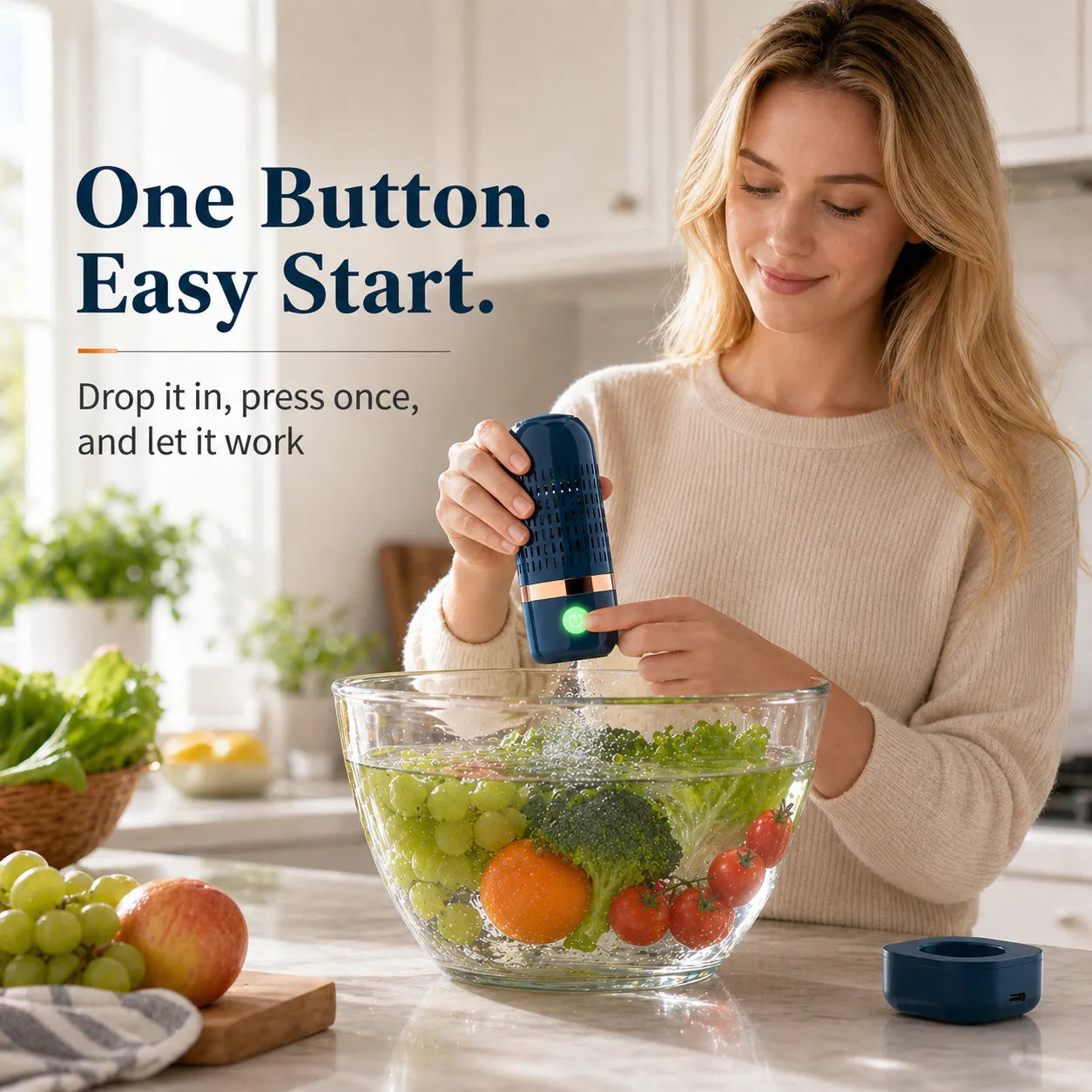 🥬 Portable Food Purifier Washer