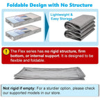 🛏️ Low Profile Under Bed Storage Containers