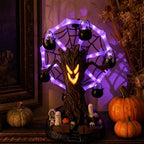 Animated Haunted Tree Ferris Wheel Halloween Tabletop Decoration