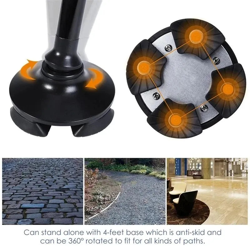 🔥HOT SALE- 49% OFF🎁 LED With alarm Walking Collapsible Telescopic Cane