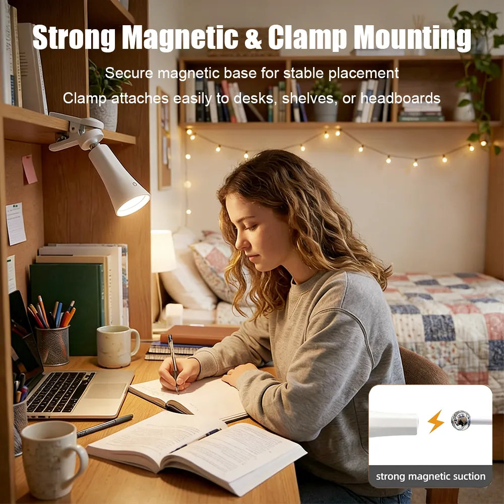 💡 4-in-1 Magnetic Desk Lamp