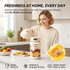 Portable Electric Juicer Cup with zero cord hassle 🥤: Drink fresh nutrient-rich smoothies without struggling with heavy blenders 🍓