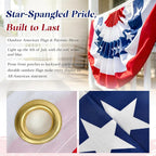 🇺🇸Patriotic American Flag Bunting Decorations for July 4th & Memorial Day