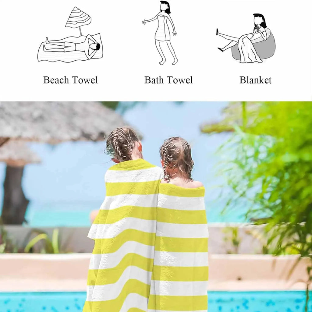 🌊 Quick-Drying Microfiber Beach Towel – Ultra-Light Sand-Free Travel Towel