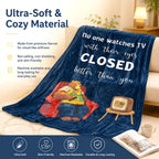 🛋️ Dad's "Not Sleeping" Blanket — Funny, Cozy, & Heartwarming Gift 🎁