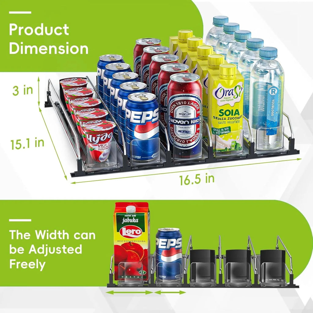 🧊 Drink Organizer for Fridge