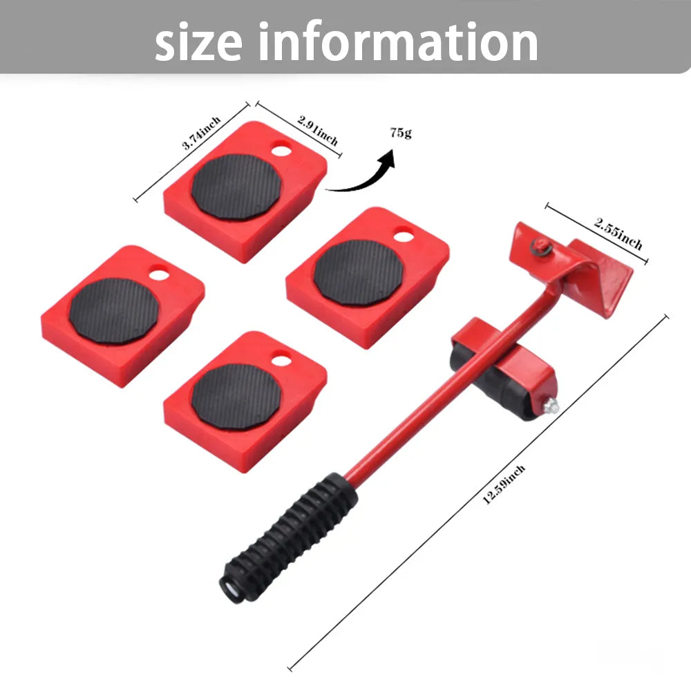 🛠️ Furniture Lift Mover Tool Set