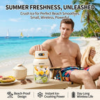 Portable Electric Juicer Cup with zero cord hassle 🥤: Drink fresh nutrient-rich smoothies without struggling with heavy blenders 🍓