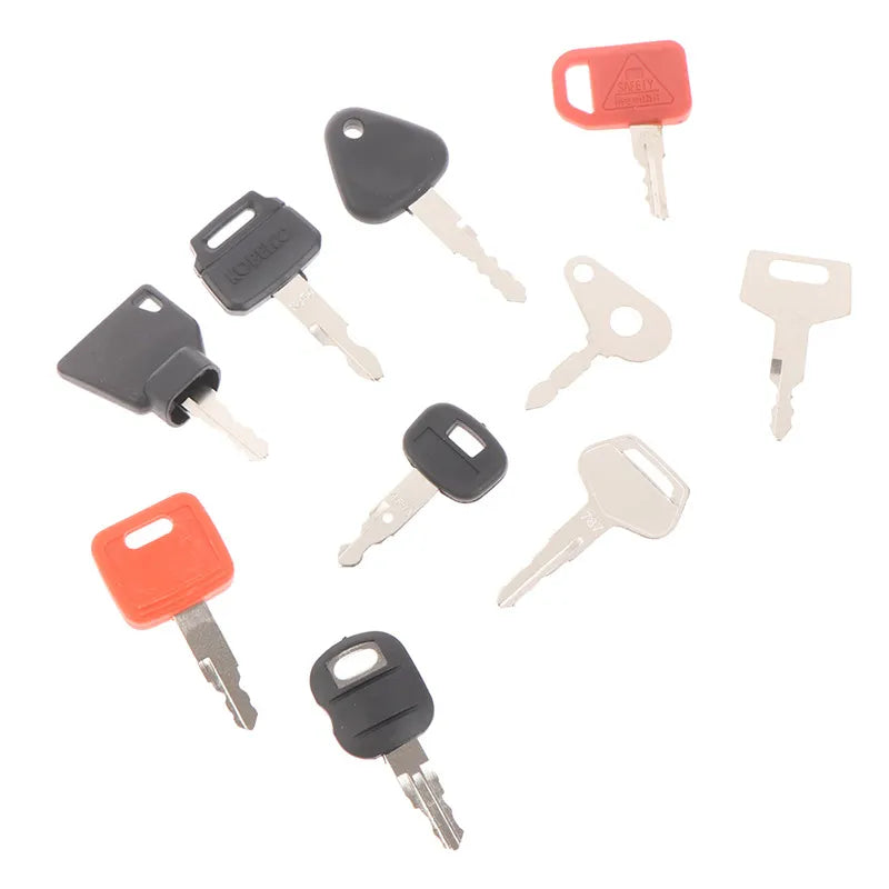 🔑 Universal Heavy Equipment Key Set – 10 PCS