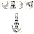 Foldable Stainless Steel Four-Claw Retrieval Hook – Small or Large