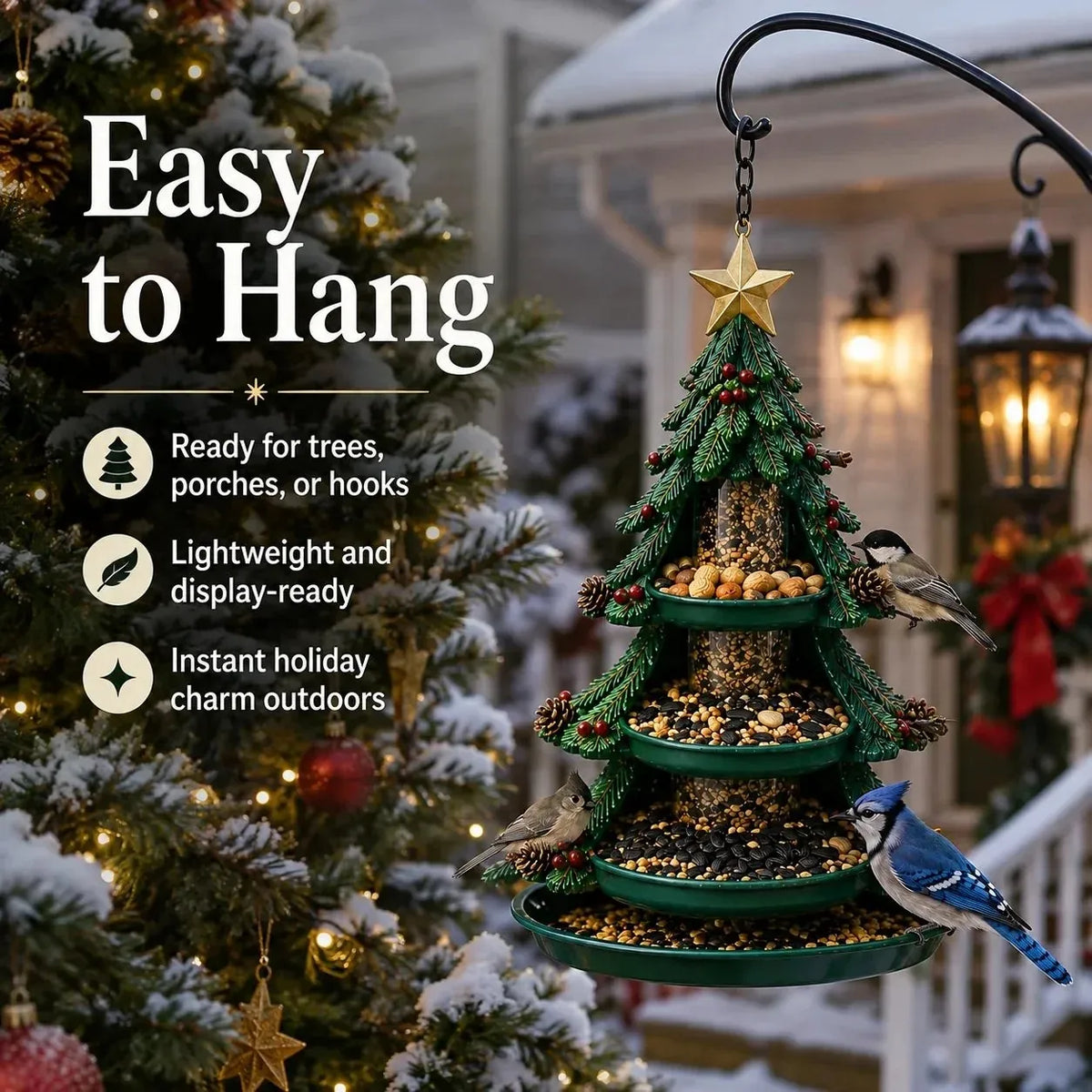Christmas Character Hanging Bird Feeders