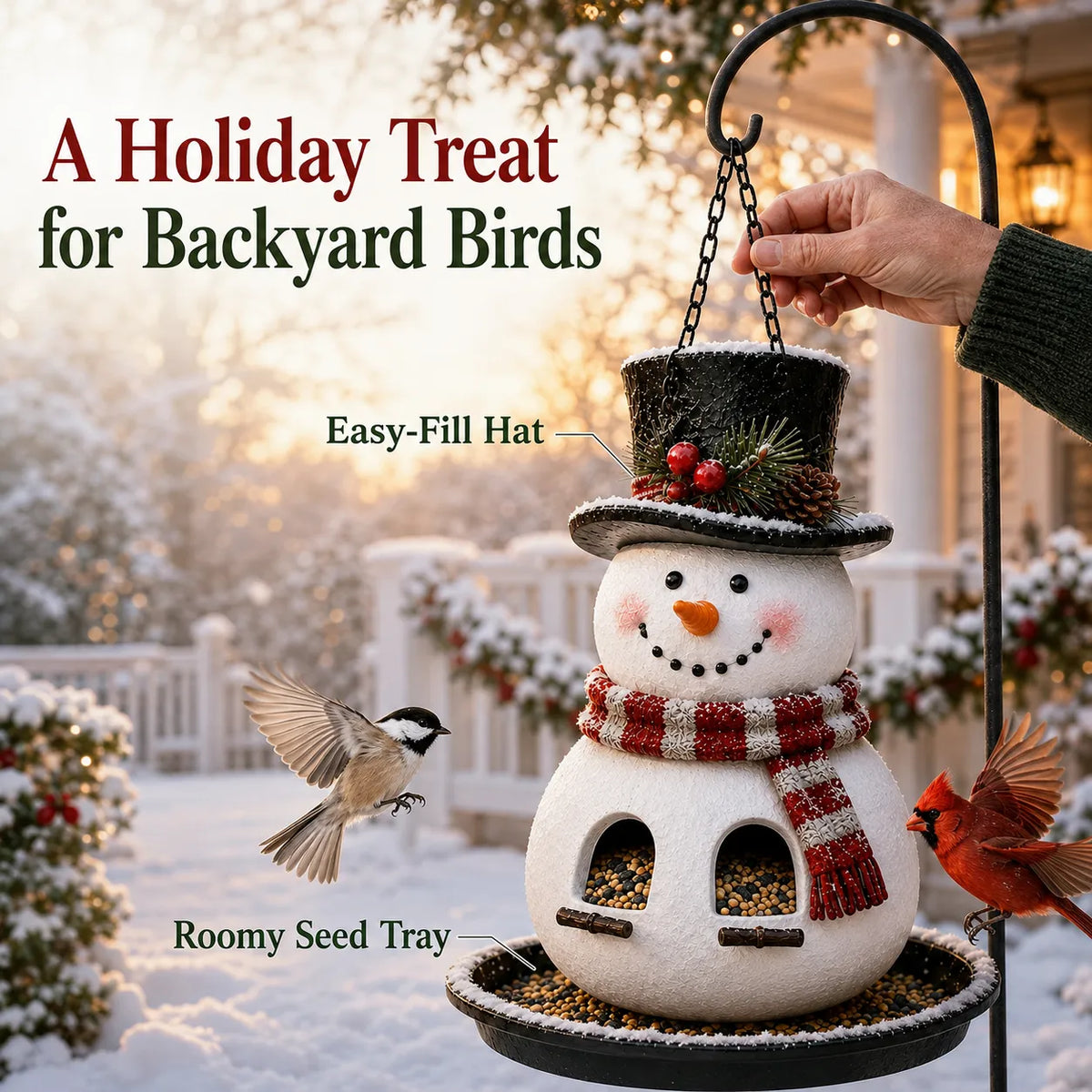 Christmas Character Hanging Bird Feeders