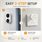 Light-Up Wireless Doorbell & Plug-In Chime